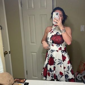 White Roses Dress
